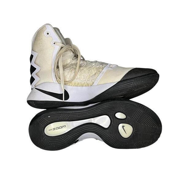 Mens Nike Hyperdunk TB High Basketball Sneakers Size 9 White Black - Picture 5 of 6
